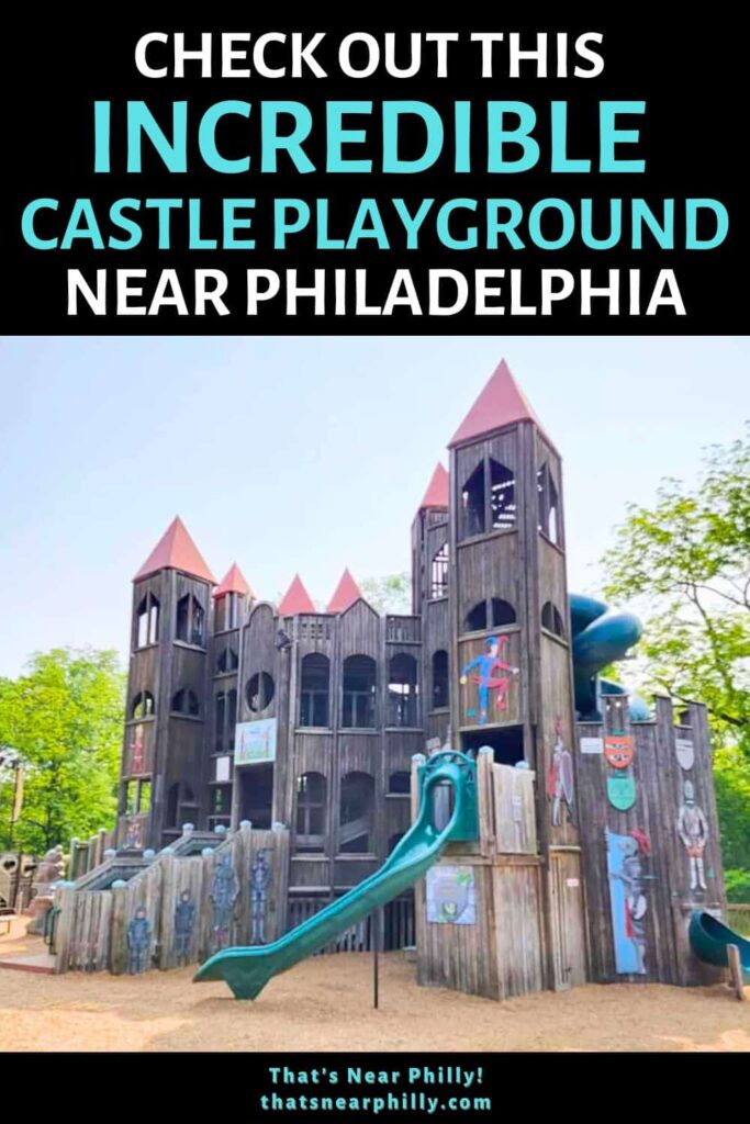 The Kids Castle playground in Doylestown is a must-see attraction in Bucks County. It's perfect for kids of all ages, but especially 5-12 years old