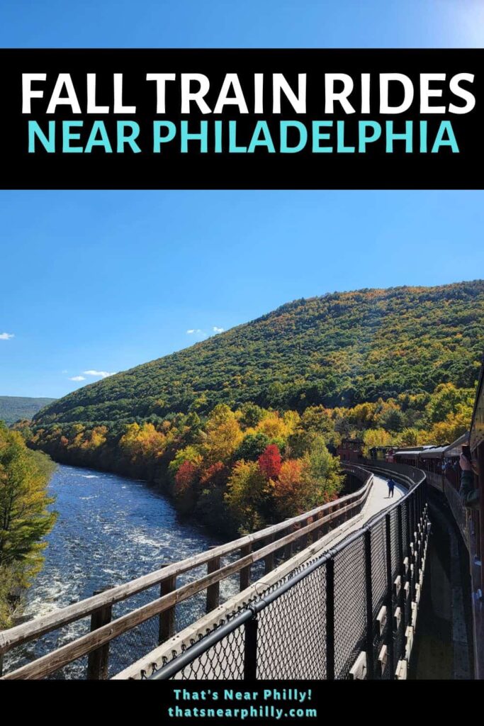 There are so many incredible scenic fall foliage train rides near Philadelphia