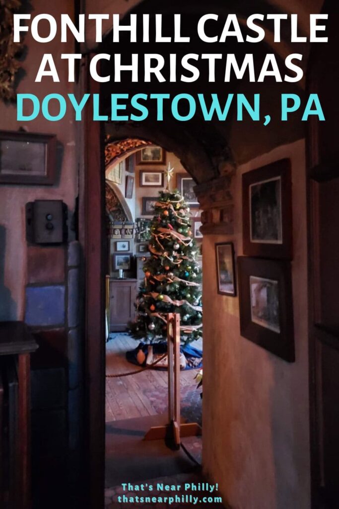 There is nothing like Fonthill Castle at Christmas! It's one of the best holiday activities in Bucks County